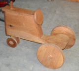 Children's Wooden Toy Tractor