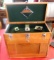 Wooden Collectors Box W/3 Ross Simons Sterling Silver Rings