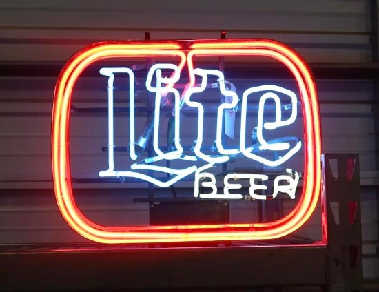 Vintage Miller Lite Neon Sign