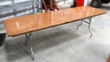 8ft Rectangle Banquet Folding Table