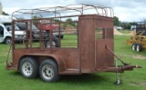 12' Bumper Pull Stock Trailer, *Bill of Sale Only