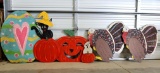 Holiday Cut-Outs Yard Art - Easter, Halloween, Thanksgiving