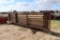 10 Heavy Duty Stand Alone Livestock Pipe Panels 24' Length