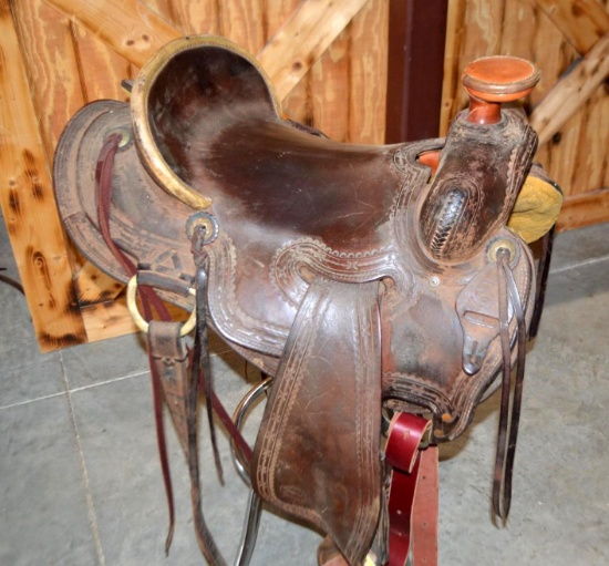 Teskey 16" Ranch Saddle