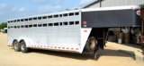 2010 Sundowner Aluminum Horse/Livestock/Cattle/Sheep/Goats Gooseneck Trailer *TITLE