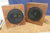 2 Mounted Subwoofers/Speakers