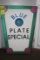 Blue Plate Special Sign