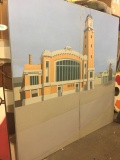 AIRBRUSHED CLEVELAND BACKDROP SCENERY