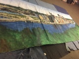 Large painting backdrop on Canvas