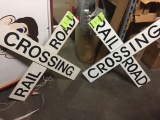 Railroad Crossing signs