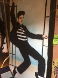 Airbrushed picture of Elvis in Jailhouse