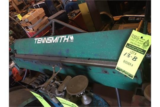 Tennsmith 48" brake on steel work stand