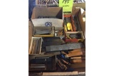 1 misc flat load of misc high speed steel tool bits