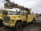 1989 Ford F800 Bucket Truck w/ Crane & Drill