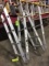 Aluminum 16' foldable ladder with stabling bar