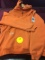ArborWear, double thick, 24 oz, hooded sweatshirt, orange, L