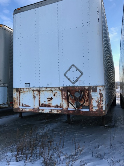 48 Foot Semi Trailer with TITLE Made by Fruehauf with a GVWR of 68000 and a MFG Date of 3/1988