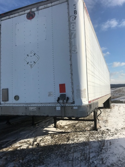 48 Foot Semi Trailer with TITLE Made by Great Dane Trailers Inc with GVWR 65000 and MFG Date of 3/87