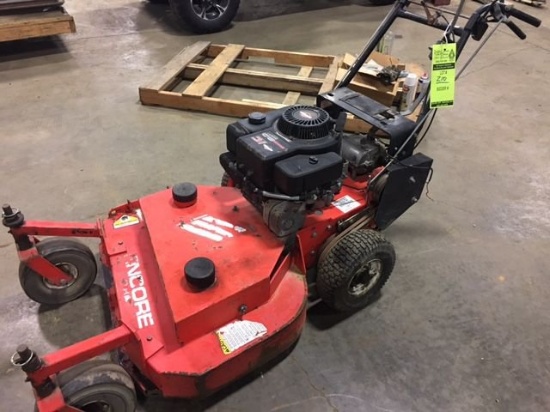 Encore landscaping mower. 32" cut, Briggs and Stratton I/C 9 hp motor