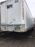 1995 Fruehauf 48' enclosed semi trailer