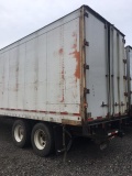 1987 Fruehauf 48' enclosed van trailer