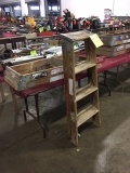 (2) 4' tall wooden step ladders