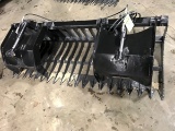 NEW 84 inch HYDRAULIC POWERED Heavy Duty Skeleton Rock and Brush Grapple