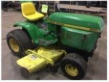 John Deere 400 industrial lawn tractor.