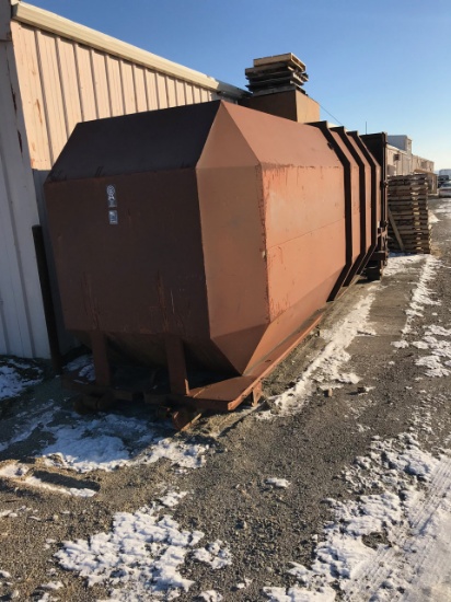 40 Yard Enclosed Compactor Disposal Box