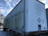 48 Foot Semi Trailer with TITLE. Trailer 1277 Made by Thayco  with a GVWR 68000, and a MFG of 9/85