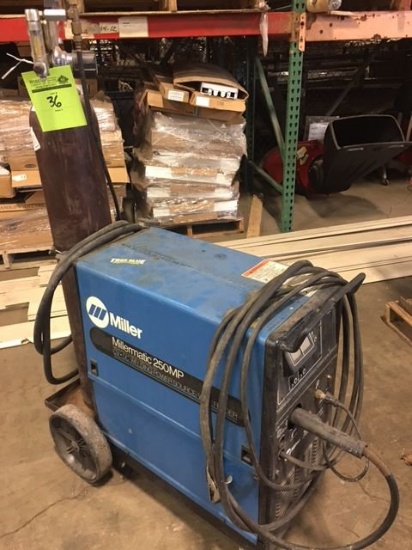 Miller Millermatic 250MP CV-DC welding power source-wire feeder. Microprocessor controlled welder