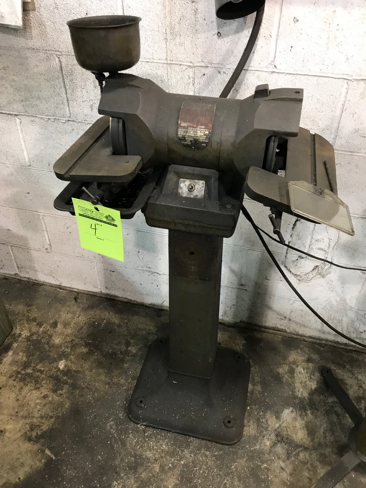 Rockwell Dual Sided Bench Grinder With Pedestal Industrial