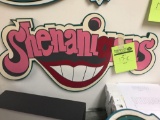 Shenanigan's wooden sign, 29 inches long