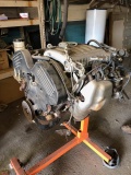 Mitsubishi VR4 twin turbo intercooled  engine. Engine stand included.