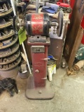 Companion 1 hp bench grinder on pedestal