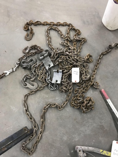 Misc Chain and hook lot