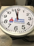 Sherwin Williams Wall Clock, NIB