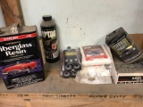 Misc Body Shop Supplies, Adhesives, some new, some used