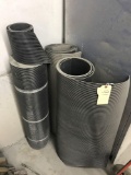 Rolls of rubber matting