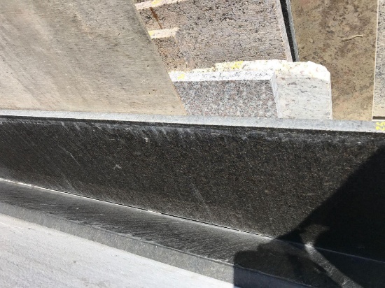 2 pieces of granite countertop