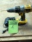 Dewalt 18v hammer drill with charger and battery