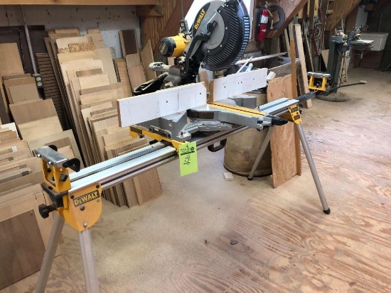 Dewalt sliding compound miter saw w/ Dewalt stand