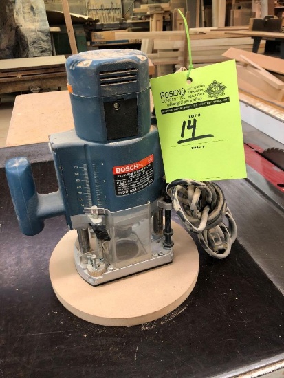 Bosch plunge router.