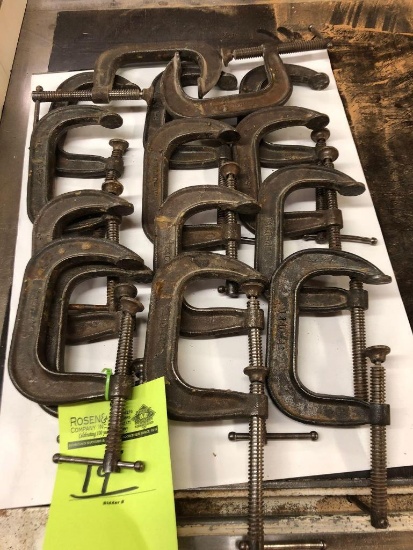 (15) 4 inch C Clamps