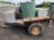 Portable job site fuel cell trailer w/ boxes