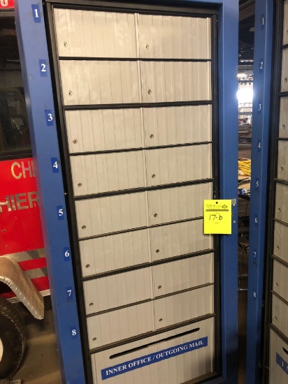 16 metal slot mailbox w/ drop box slot