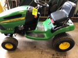 John Deere LA115 riding lawn mower.