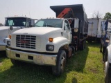 2001 GMC C8500 with Palfinger model PK9501 knuckle crane. CAT 3126 diesel engine, 9 speed