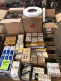 Misc pallet of fuel filters, air filters, coolant filters