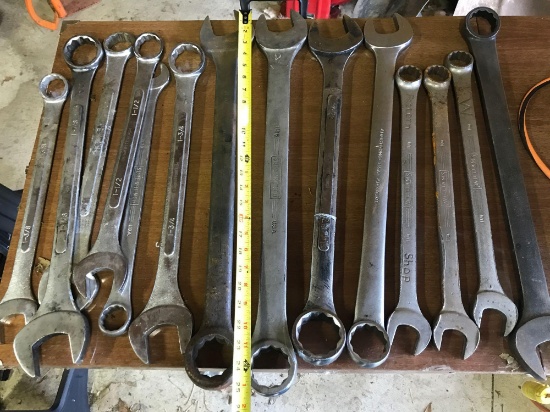 Large Lot of LARGE Wrenches, various makers